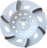 Tornado 10" 6 Seg 30 Grit Grinding Wheel
