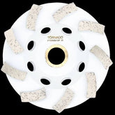 Tornado 4" Grinder Wheel 9 Seg 30 Grit White