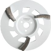 Tornado 7" Satellite Wheel 3 seg 30 Grit