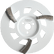 Tornado 7" Satellite Wheel 3 seg 30 Grit
