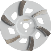 Tornado 7" Satellite Wheel 6 Seg 30 Grit