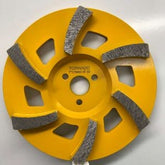 Tornado 7" Satellite Wheel 6 Seg 30 Grit