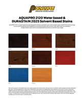 5 Litre 2120 Water Based Dye Stain Aquapro Polycure