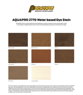 5 Litre 2770 Pigment Stain Aquapro Polycure