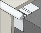 Vinyl Landing Edge 3mm