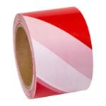 Barricade Tape Red/White 72mm x 100mt