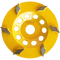Tornado 5" Grinder Wheel 6 Seg Star 25 Grit