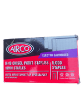 Airco N-19 Chisel Point Staples - 19mm