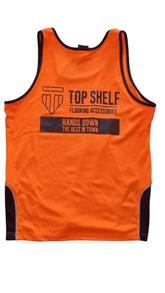 Top Shelf Singlet Hi Viz Orange