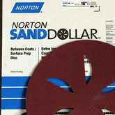 Norton Abrasive Disc 407mm Sand Dollar Red Medium