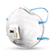 3M Cupped P2 Respirator With Valve 10 Pack