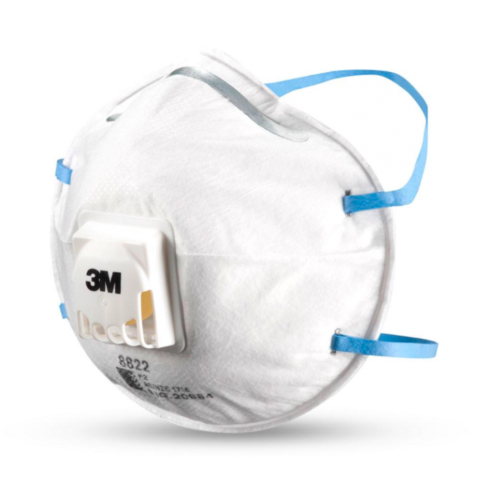 3M Cupped P2 Respirator With Valve 10 Pack 05T118