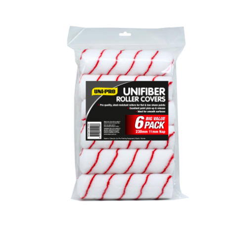 UniPro Unifibre Roller Cover 6 Pack 230mm 17004